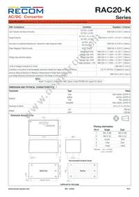 RAC20-24SK/W Datasheet Page 6