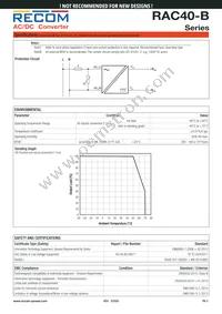 RAC40-0515TB-ST Datasheet Page 3