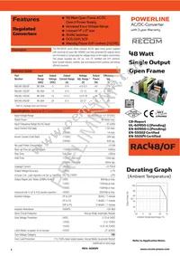 RAC48-24S/OF Datasheet Cover