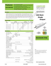 RACD100-48-PSE Datasheet Cover