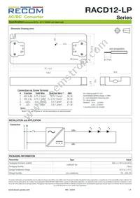RACD12-350-LP Datasheet Page 4