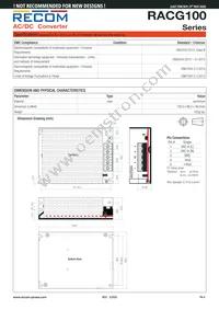RACG100-48S Datasheet Page 4