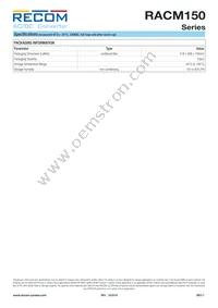 RACM150-48S/F Datasheet Page 7