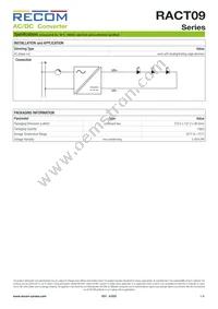 RACT09-500 Datasheet Page 5