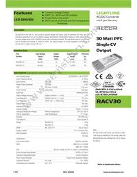 RACV30-24 Datasheet Cover