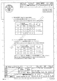 RAY1102W-745-TR Datasheet Page 3