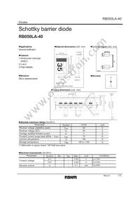 RB050LA-40TR Datasheet Cover