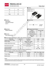 RB050LAM-40TR Datasheet Cover