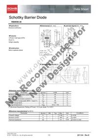 RB085B-30TL Datasheet Cover