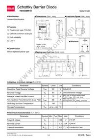 RB085BM-60TL Datasheet Cover