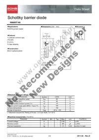 RB085T-60 Datasheet Cover
