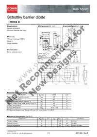 RB095B-40TL Datasheet Cover