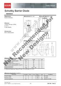 RB095B-60TL Datasheet Cover