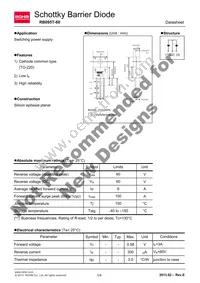 RB095T-60 Datasheet Cover