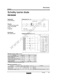RB160A90T-32 Datasheet Cover