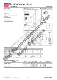 RB160M-30TR Datasheet Cover