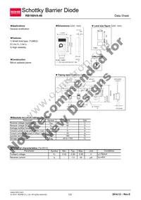 RB160VA-40TR Datasheet Cover