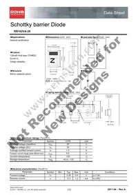 RB162VA-20TR Datasheet Cover