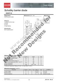 RB205T-40 Datasheet Cover