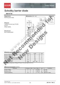 RB215T-60 Datasheet Cover