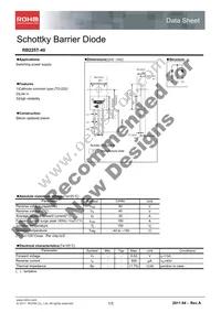 RB225T-40 Datasheet Cover