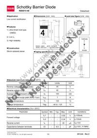RB501V-40TE-17 Datasheet Cover