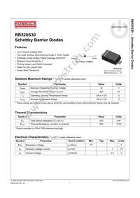 RB520S30 Datasheet Page 2