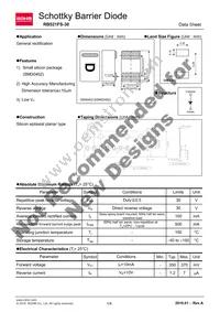 RB521FS-30T40RB Datasheet Cover