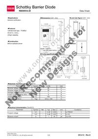 RB550VA-30TR Datasheet Cover