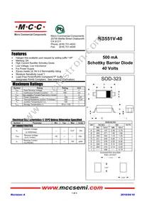 RB551V-40-TP Datasheet Cover