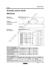 RB721Q-40T-72 Datasheet Cover