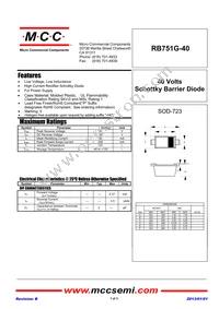 RB751G-40-TP Datasheet Cover