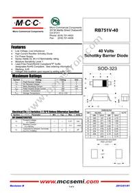 RB751V-40-TP Datasheet Cover