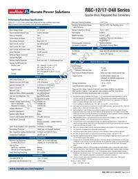 RBC-12/17-D48PB-C Datasheet Page 3