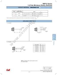 RBP12 206S N F S Datasheet Page 4