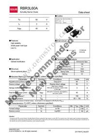 RBR3L60ATE25 Datasheet Cover
