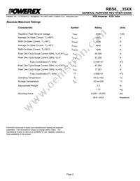 RBS84235XX Datasheet Page 2