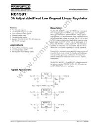 RC1587T33 Datasheet Cover