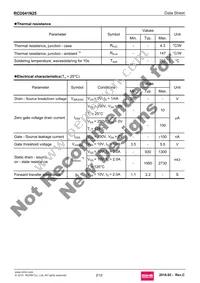 RCD041N25TL Datasheet Page 2