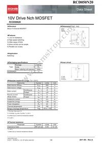 RCD050N20TL Cover