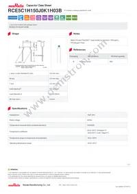 RCE5C1H150J0K1H03B Datasheet Cover