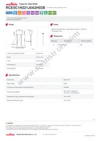 RCE5C1H221J0A2H03B Datasheet Cover