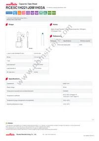 RCE5C1H221J0M1H03A Datasheet Cover