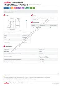 RCE5C1H223J1A2H03B Datasheet Cover