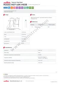 RCE5C1H271J0K1H03B Datasheet Cover