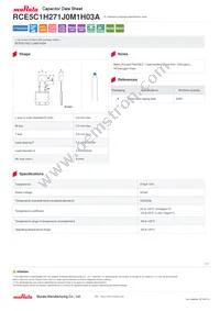 RCE5C1H271J0M1H03A Datasheet Cover