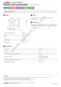 RCE5C1H272J0A2H03B Datasheet Cover