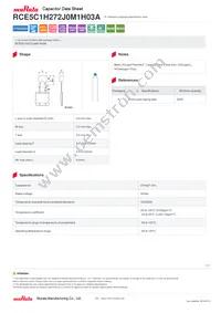 RCE5C1H272J0M1H03A Datasheet Cover