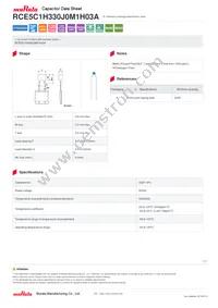 RCE5C1H330J0M1H03A Datasheet Cover