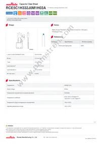 RCE5C1H332J0M1H03A Datasheet Cover